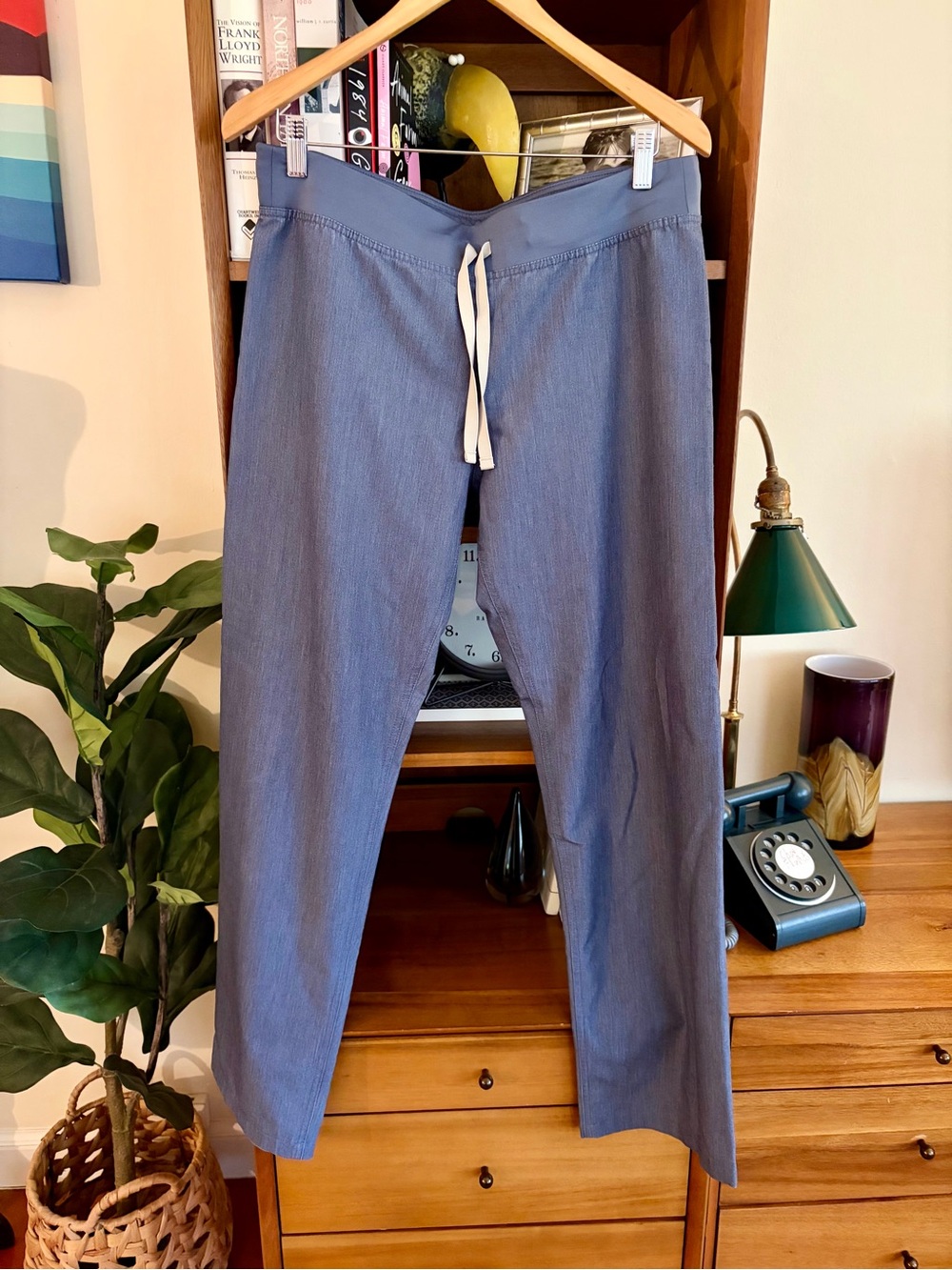 Figs Graphite Drawstring Scrub Pants for Women